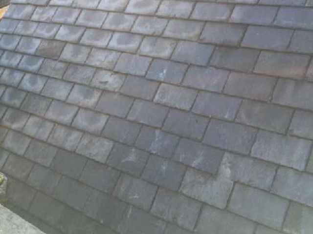 slate roof repaired